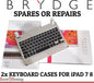 JOB LOT SPARES REPAIRS BRYDGE 10.2 Wireless Keyboard case iPad 7 8 Silver - Reboot Hub