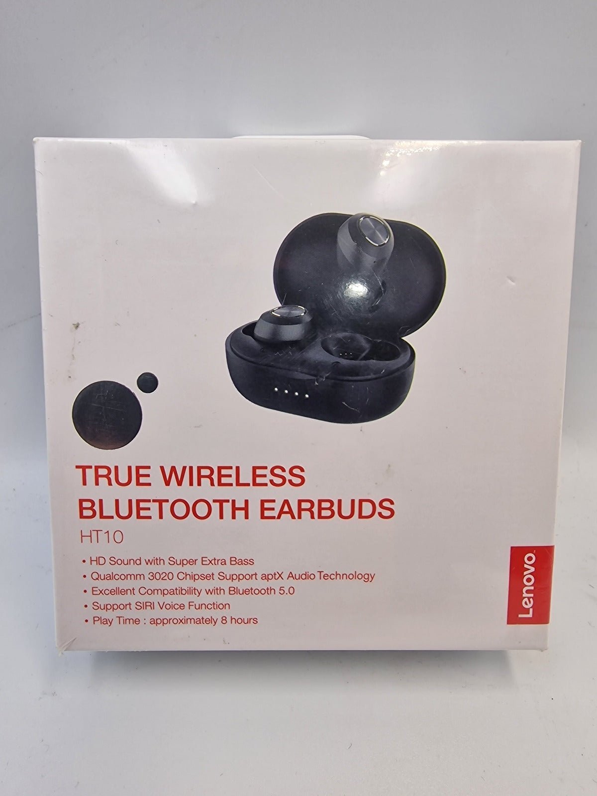 Lenovo True Wireless Bluetooth Earbuds HT10 8 hr Playtime - Reboot Hub