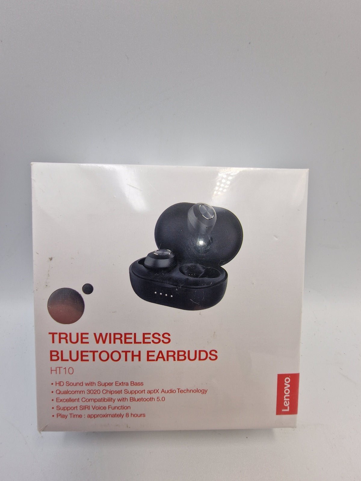 Lenovo True Wireless Bluetooth Earbuds HT10 8 hr Playtime - Reboot Hub