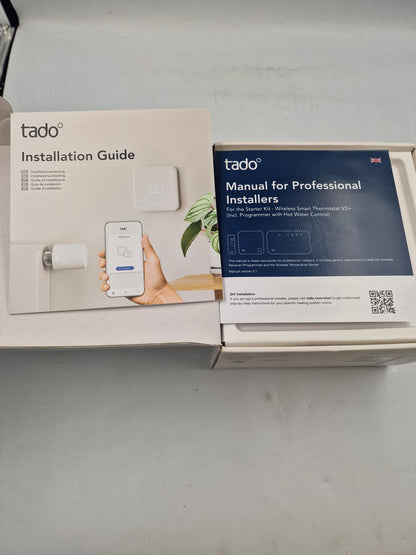 tado° Starter Kit - Wireless Smart Thermostat V3+ Incl. Programmer with Hot Water Control