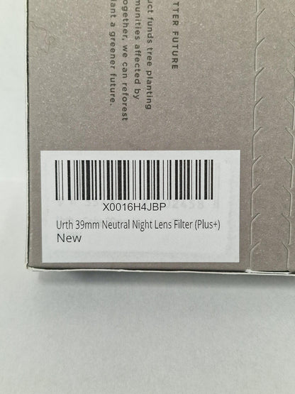 Urth 39mm Circular Lens Neutral Night Lens Filter Plus +