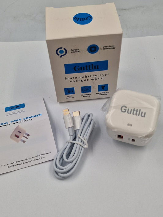 Job Lot of 90 x Gattlu Dual port charger model PD25004