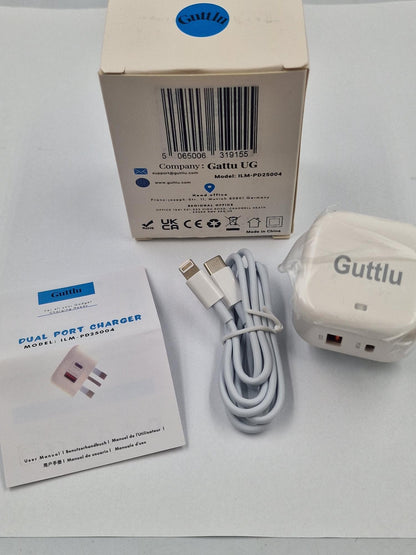 Job Lot of 90 x Gattlu Dual port charger model PD25004