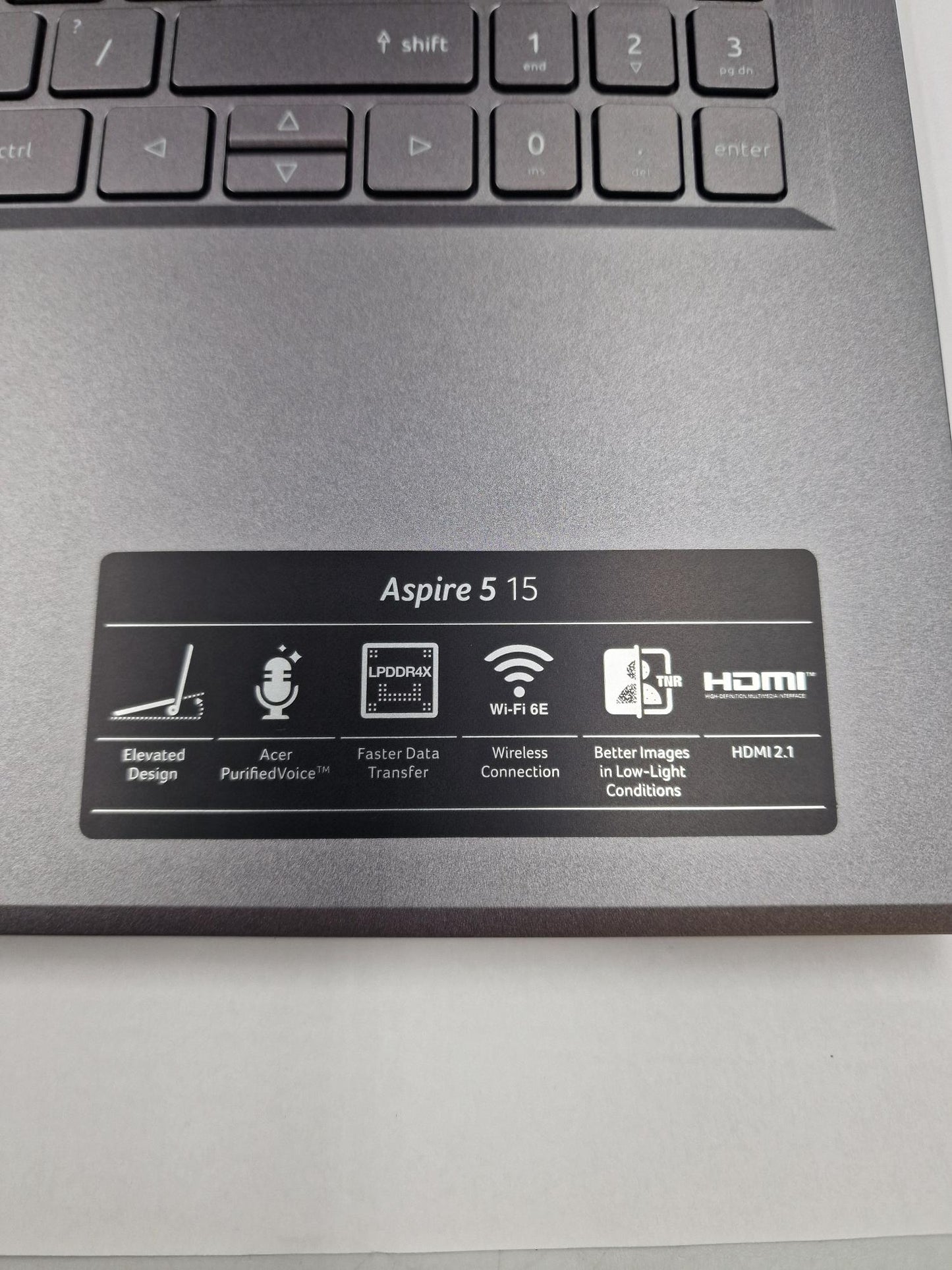 Acer aspire 5 15 AMD Ryzen 5 7530u 16GB Ram 512GB SSD 15.6" Laptop