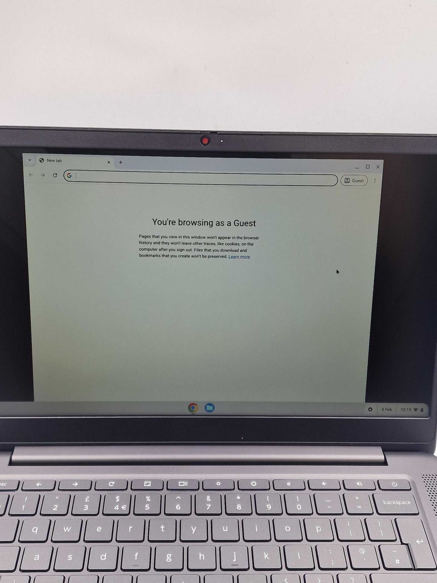 Lenovo Ideapad 5 Chrome Intel i5 1135g7 8gb ram 512gb ssd 14" laptop