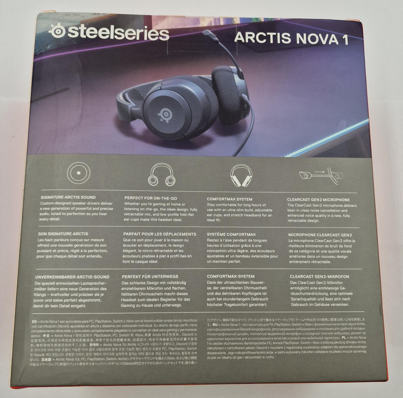 SteelSeries Arctis Nova 1 - Gaming Headset for PC, PS5, PS4, Xbox - Hi-Fi