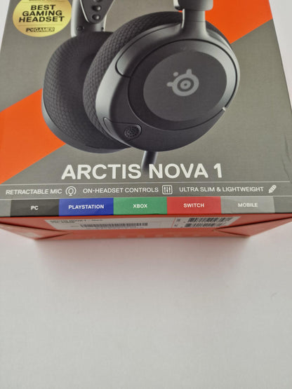 SteelSeries Arctis Nova 1 - Gaming Headset for PC, PS5, PS4, Xbox - Hi-Fi