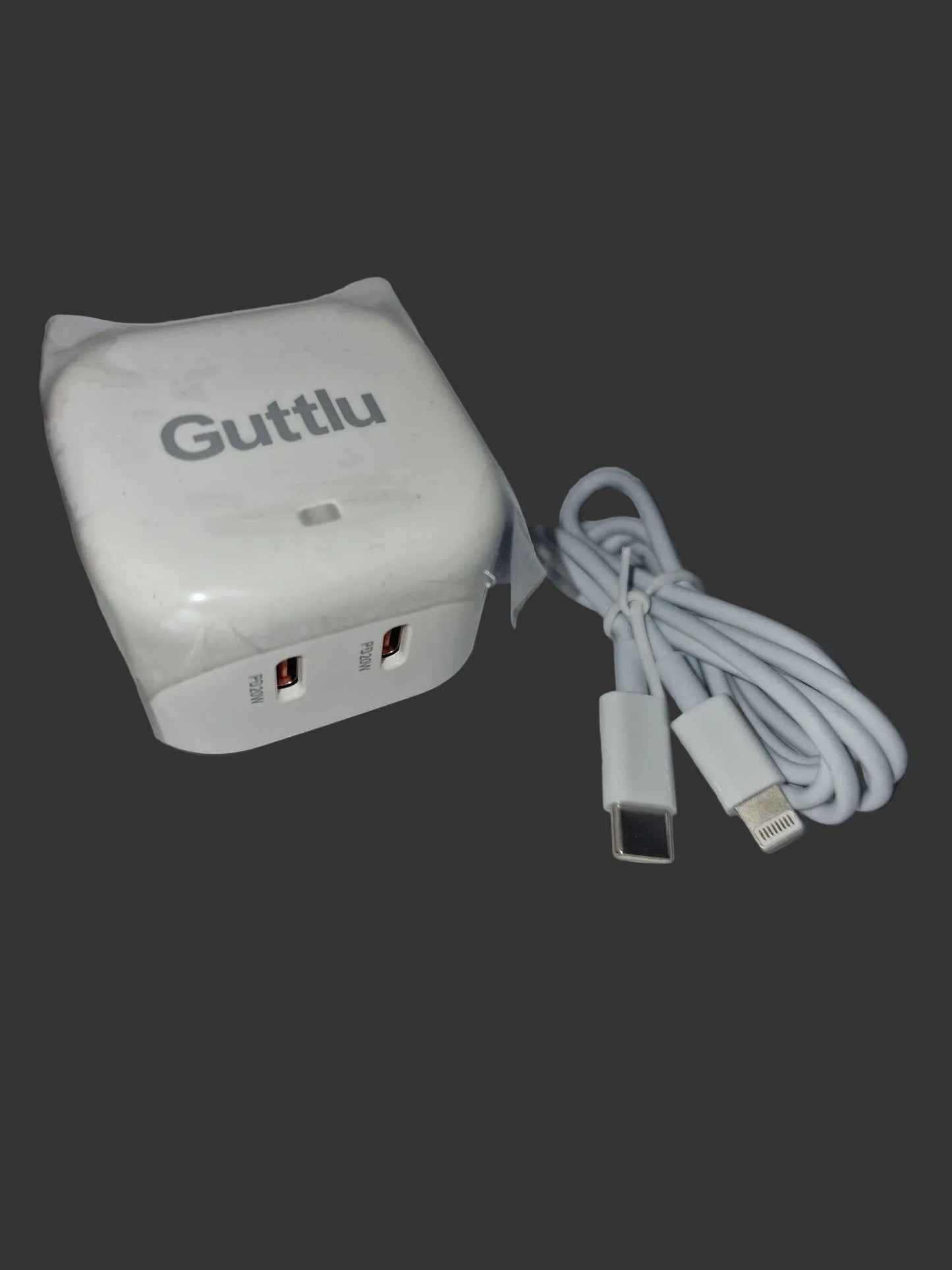 Guttlu 40W USB C Charger with MFI Certified fast charger plug PD48004