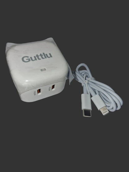 Guttlu 40W USB C Charger with MFI Certified fast charger plug PD48004