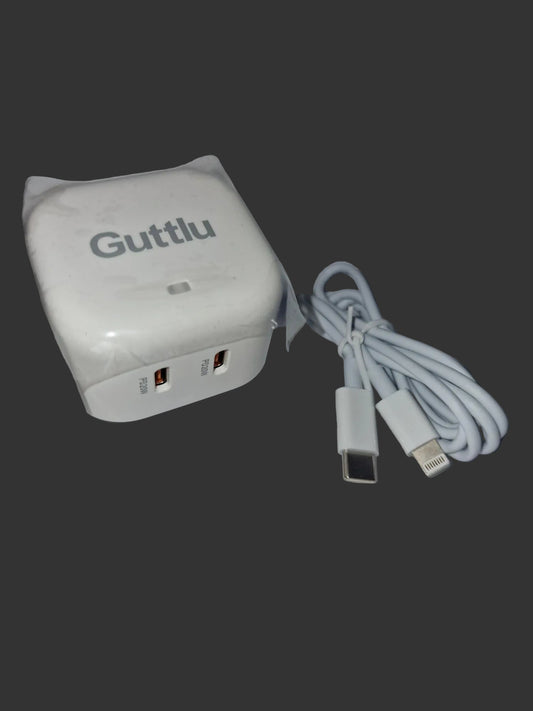 Guttlu 40W USB C Charger with MFI Certified fast charger plug PD48004