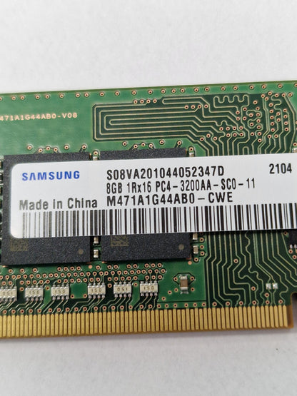 Samsung 8GB 1Rx 16 PC4- 3200AA DDR4 Laptop Ram