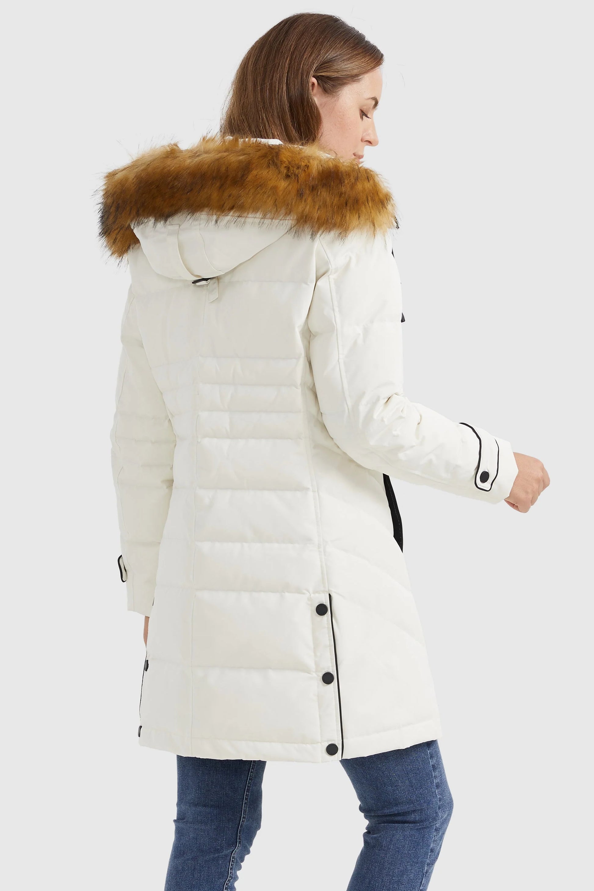 OROLAY Quilted Thickned Down Coat Medium Brand new
