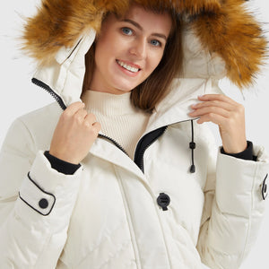 OROLAY Quilted Thickned Down Coat Medium Brand new