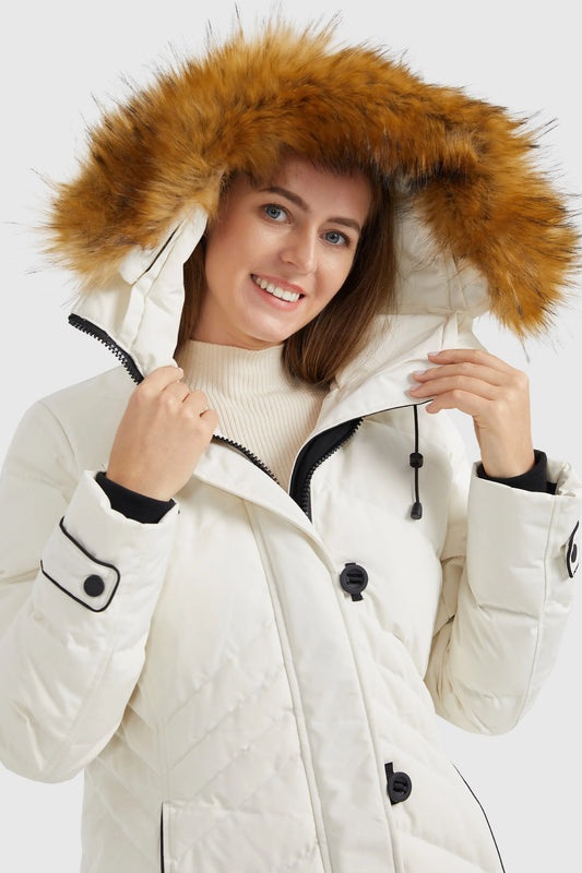 OROLAY Quilted Thickned Down Coat Medium Brand new
