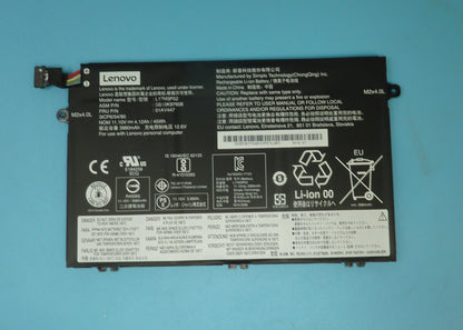 Genuine Lenovo Thinkpad Battery E14 E15 E480 E580 E490 E590 L17M3P52