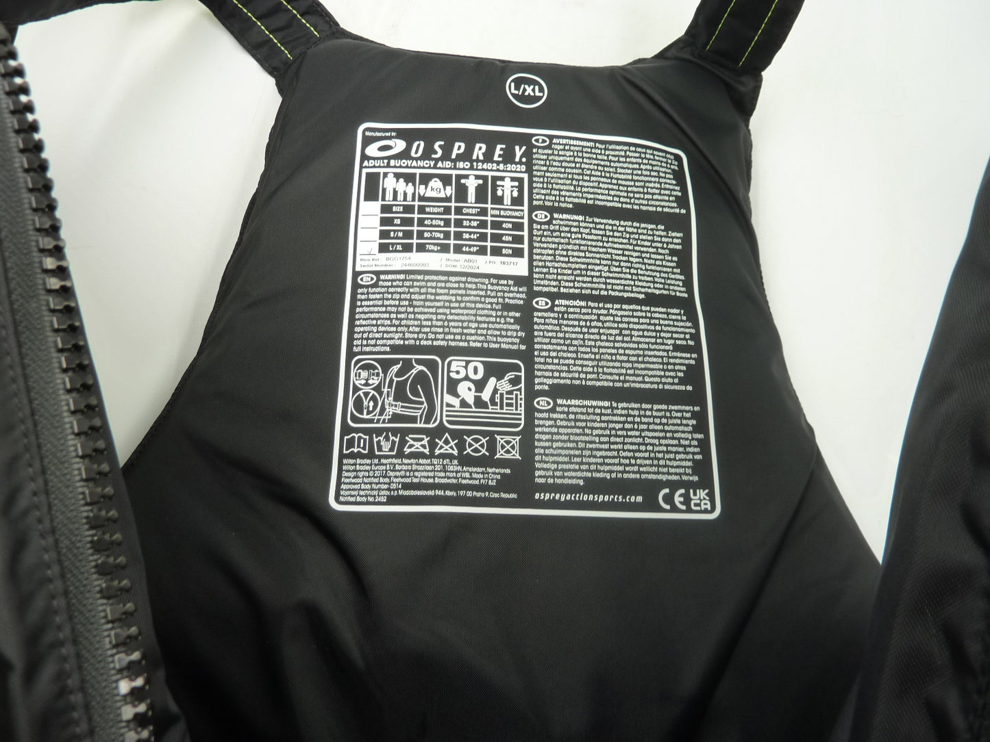 Osprey | Adult Buoyancy Aid 50N, PFD Swim Vest-L/XL