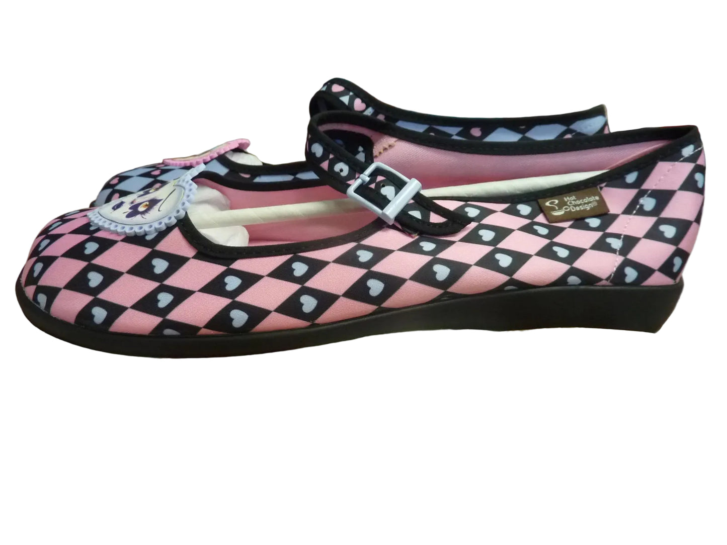 Hot Chocolate Designs Chocolaticas Game of Hearts Mary jane flats-uk11/EU43/US13
