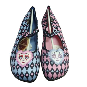 Hot Chocolate Designs Chocolaticas Game of Hearts Mary jane flats-uk11/EU43/US13