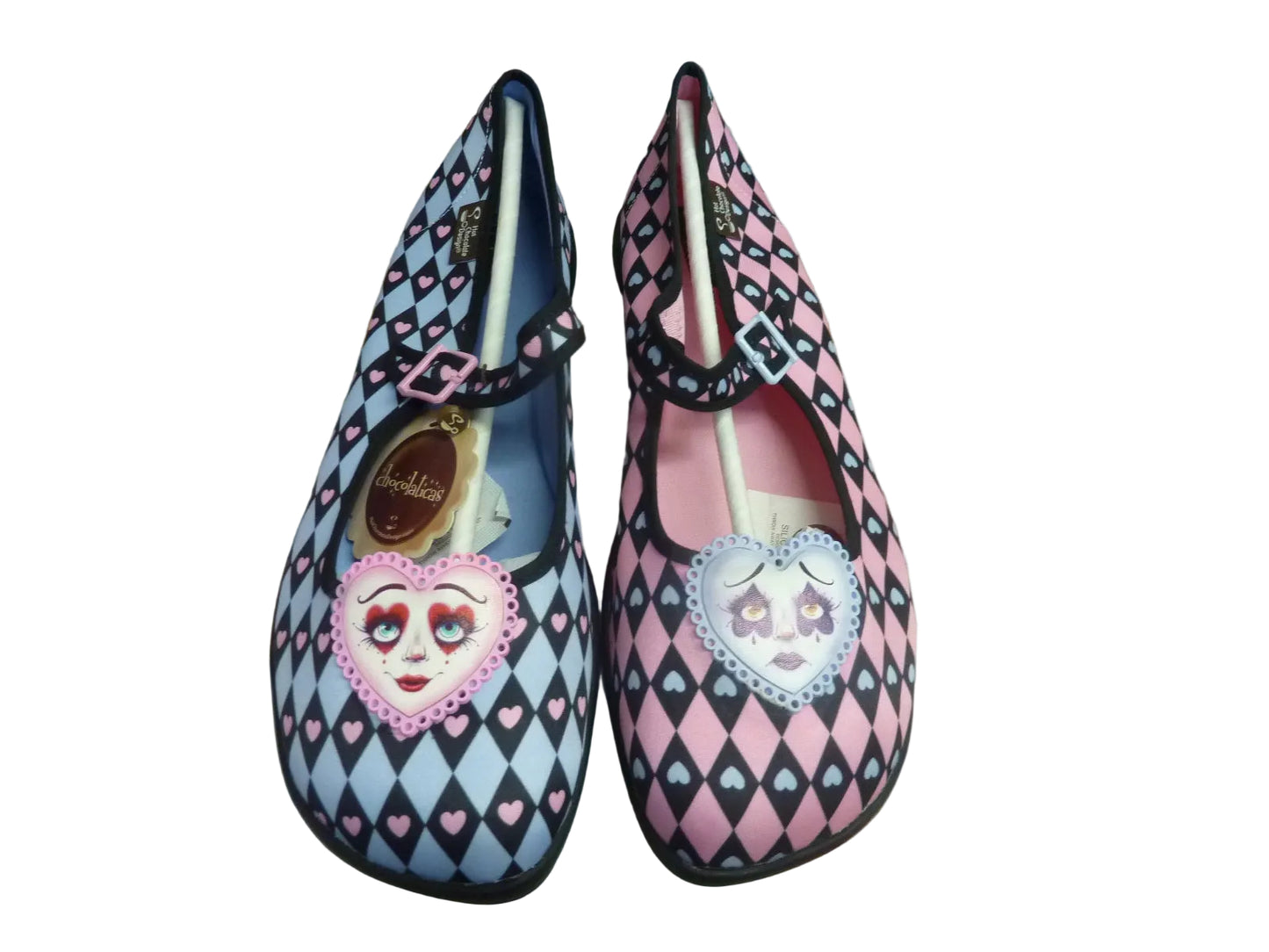 Hot Chocolate Designs Chocolaticas Game of Hearts Mary jane flats-uk11/EU43/US13