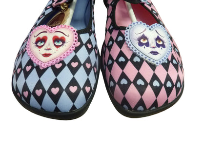 Hot Chocolate Designs Chocolaticas Game of Hearts Mary jane flats-uk11/EU43/US13