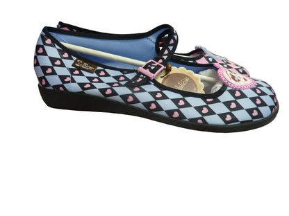 Hot Chocolate Designs Chocolaticas Game of Hearts Mary jane flats-uk11/EU43/US13