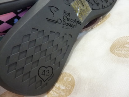 Hot Chocolate Designs Chocolaticas Game of Hearts Mary jane flats-uk11/EU43/US13