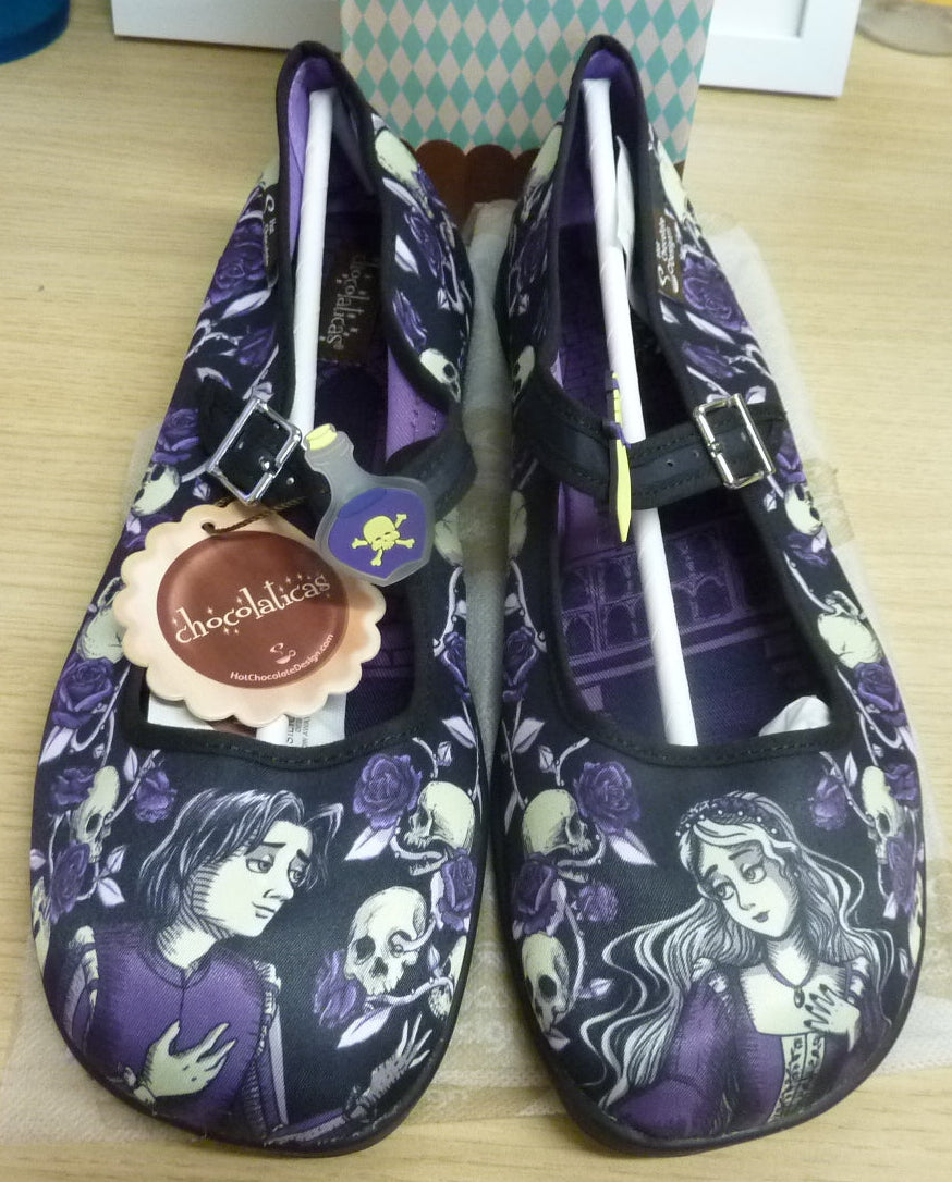 Hot Chocolate Design "Romeo And Juliet" Mary Jane Flat UK11/EU43