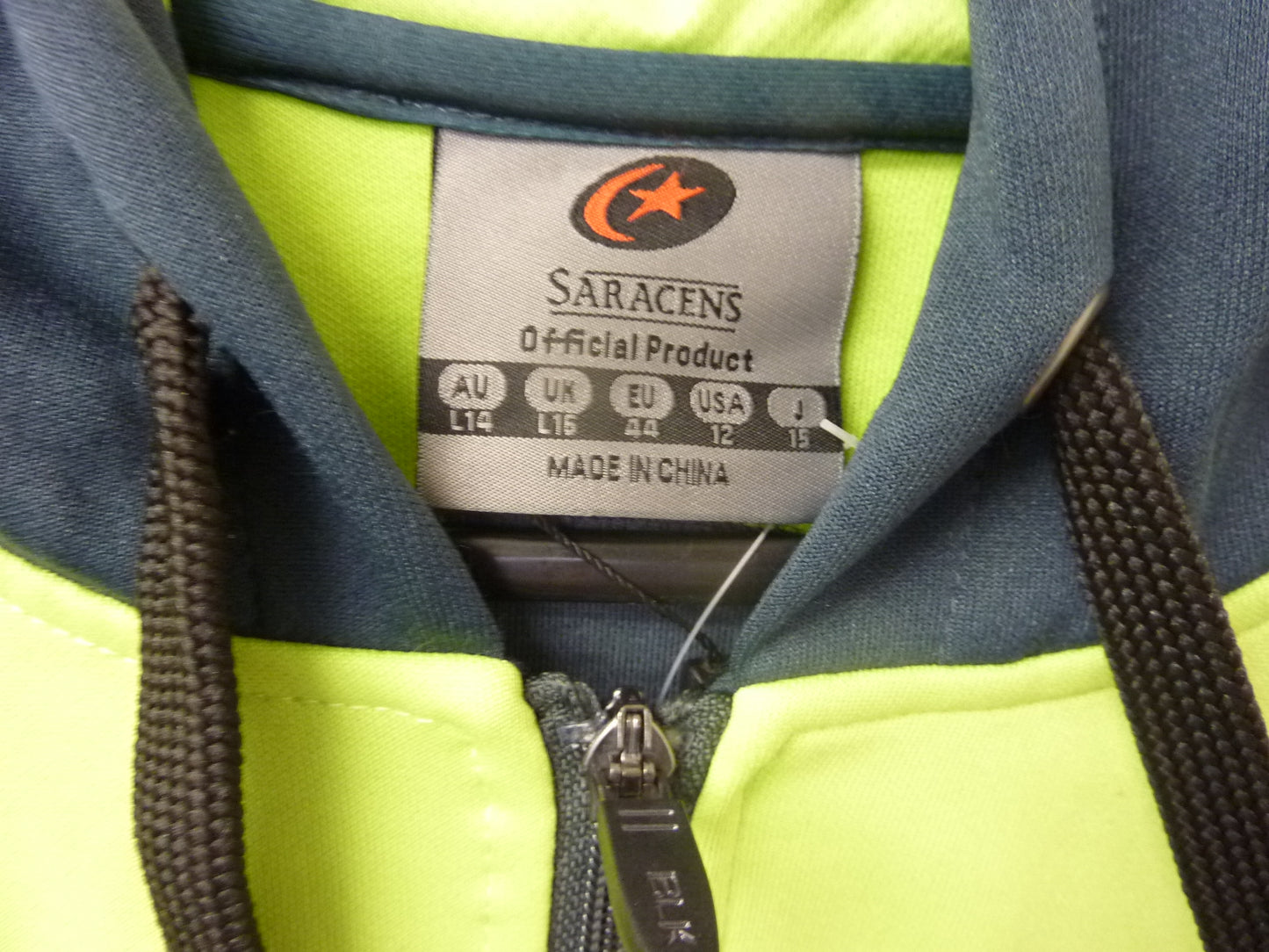 Saracens Womens Zip Up jacket- UK L16