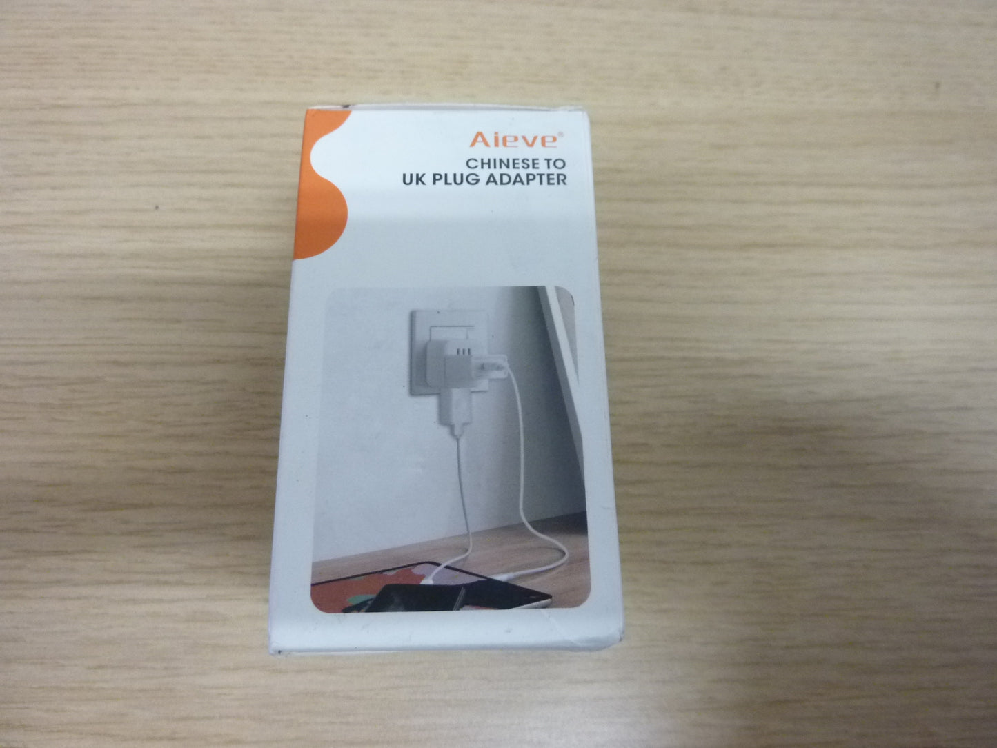 Aieve Chinese to UK Plug Adapter