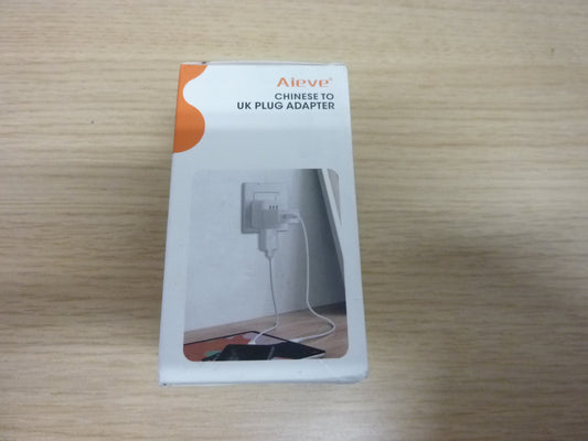Aieve Chinese to UK Plug Adapter