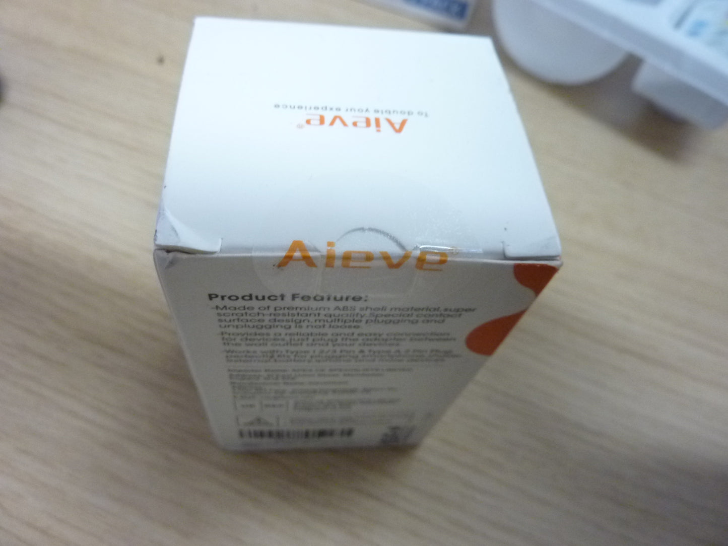 Aieve Chinese to UK Plug Adapter