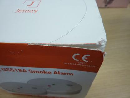 Jemay GS518A Smoke Alarm-2pack