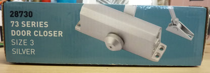 Eclipse 28730 Fire Rated Overhead Door Closer Silver SIZE 3