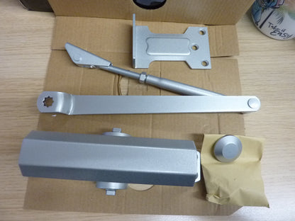 Eclipse 28730 Fire Rated Overhead Door Closer Silver SIZE 3