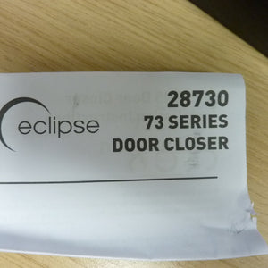 Eclipse 28730 Fire Rated Overhead Door Closer Silver SIZE 3