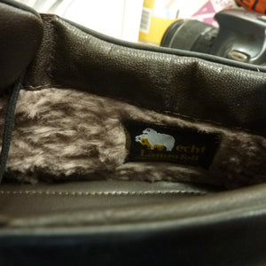 Giorgio Venuti Fur lined Chelsea Boots-BLACK-EU46/UK11