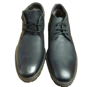 Giorgio Venuti Fur lined Chelsea Boots-BLACK-EU46/UK11