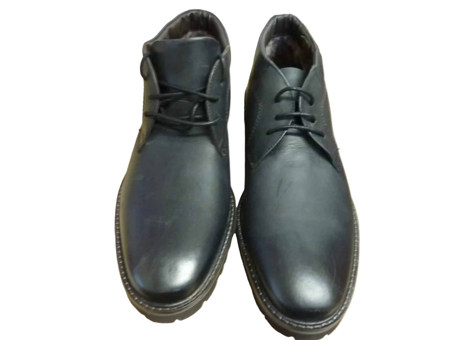 Giorgio Venuti Fur lined Chelsea Boots-BLACK-EU46/UK11