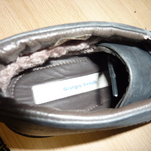 Giorgio Venuti Fur lined Chelsea Boots-BLACK-EU46/UK11