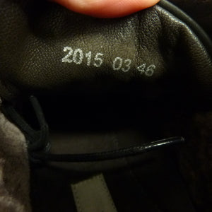 Giorgio Venuti Fur lined Chelsea Boots-BLACK-EU46/UK11