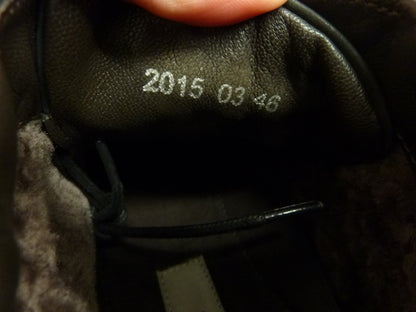 Giorgio Venuti Fur lined Chelsea Boots-BLACK-EU46/UK11