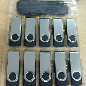 AreTop 32GB 10PK USB Stick-black