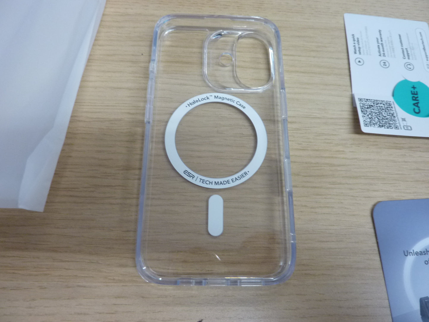 ESR HaloLock Classic Case for iPhone 16-CLEAR