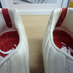 Pele Sports 1970 FG MS White Red Soccer Shoe-UK7