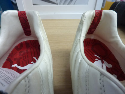 Pele Sports 1970 FG MS White Red Soccer Shoe-UK7