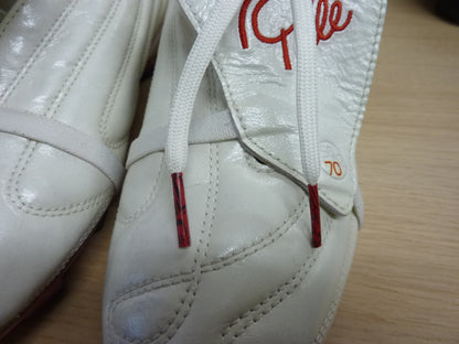 Pele Sports 1970 FG MS White Red Soccer Shoe-UK7