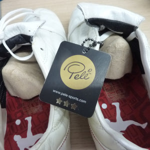 Pele Sports 1970 FG MS White Red Soccer Shoe-UK7