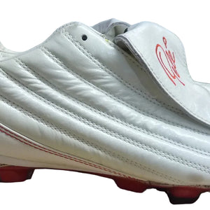 Pele Sports 1970 FG MS White Red Soccer Shoe-UK7