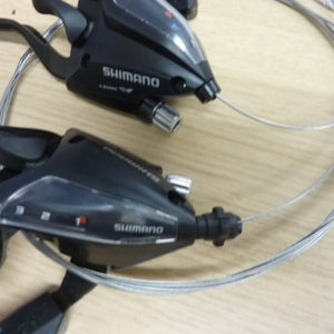 Shimano Brake Shift Lever Set - Black 3x7 st-ef500-7r2a st-ef500=l2a Bike