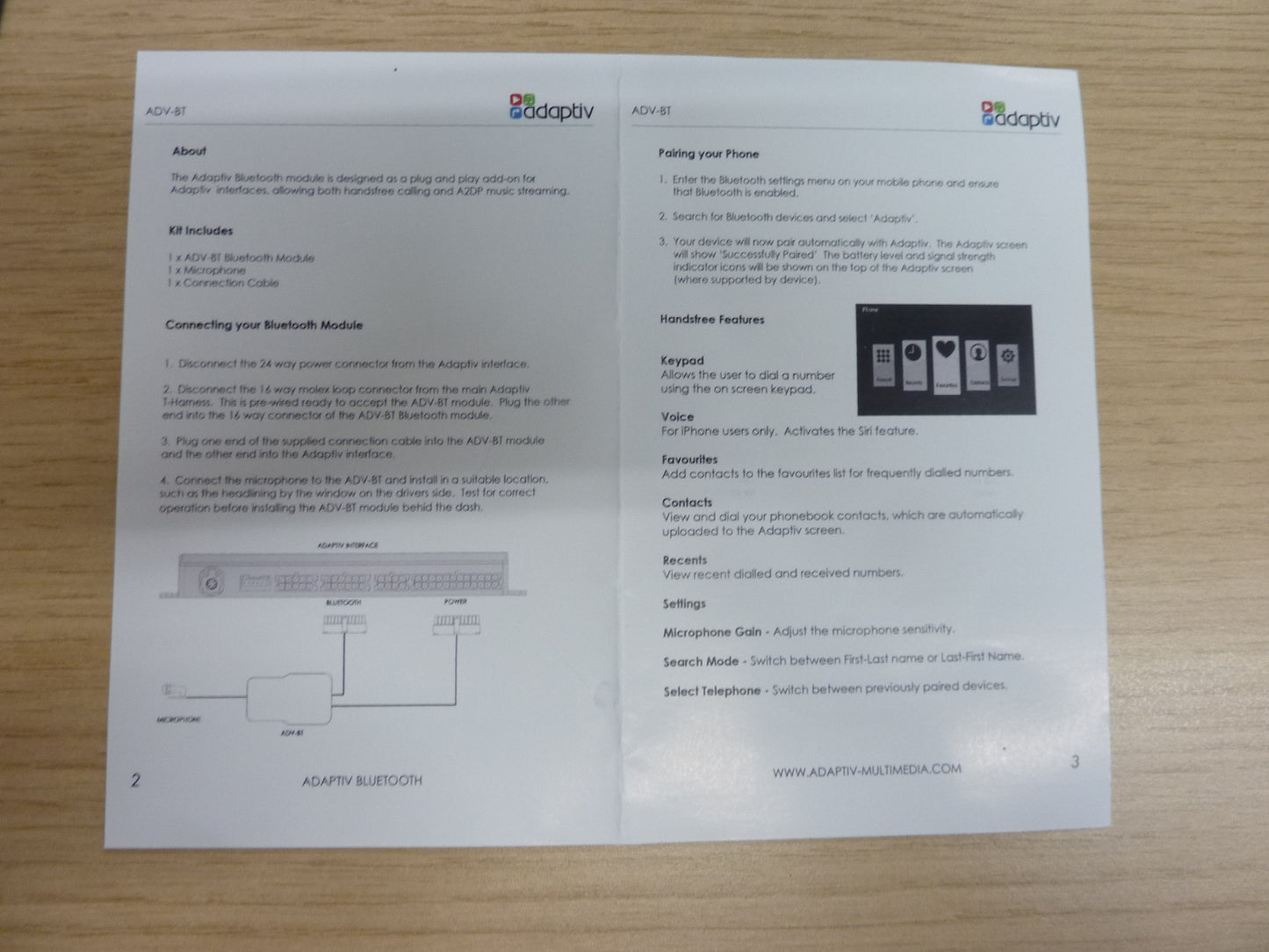 Adaptiv ADV-BT Bluetooth Add On